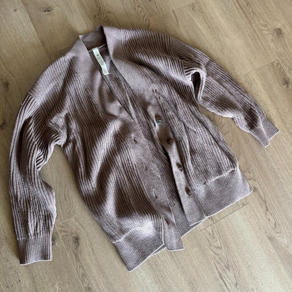 lululemon oversized cardigan size XS
